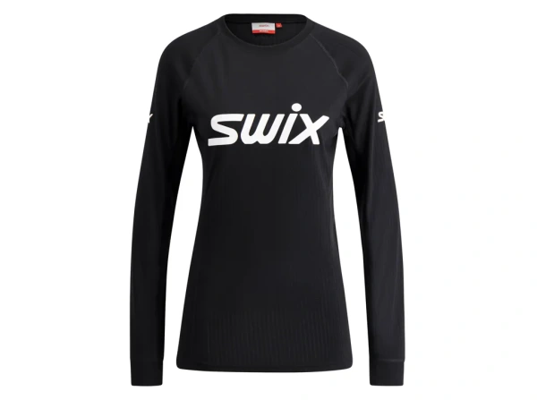 Dámske funkčné tričko Swix RaceX Classic Long Sleeve W - black/white
