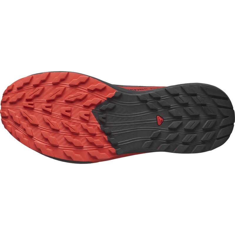 Pánska bežecká obuv Salomon SENSE RIDE 5 Black / Fiery Red