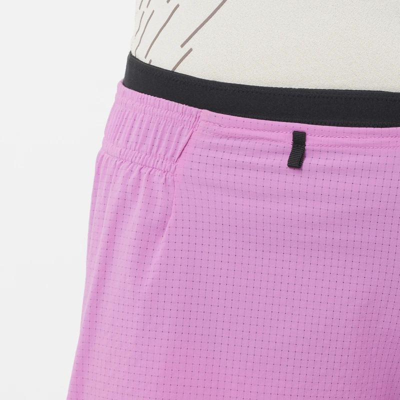 Dámske bežecké trenky Salomon SENSE AERO 3'' SHORTS W CYCLAMEN 3