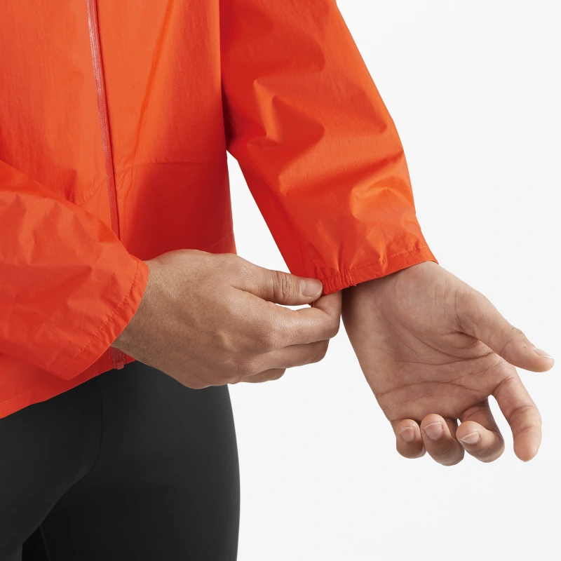 Bežecká bunda Salomon BONATTI WP JACKET M CHERRY TOMATO 4