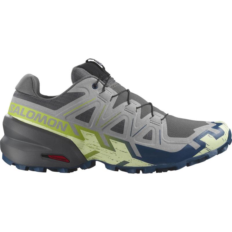 Pánska trailová obuv Salomon SPEEDCROSS 6 Clrock/Lime C/Poseid