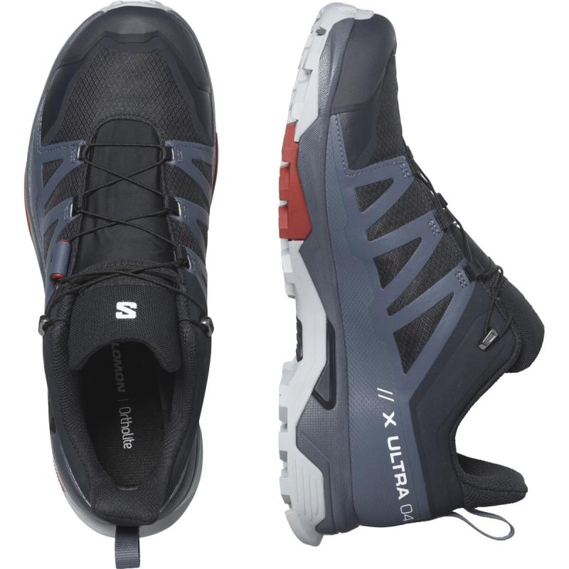 Pánska outdoorová obuv Salomon X ULTRA 4 GTX Carbon/Bersea/Prlblu