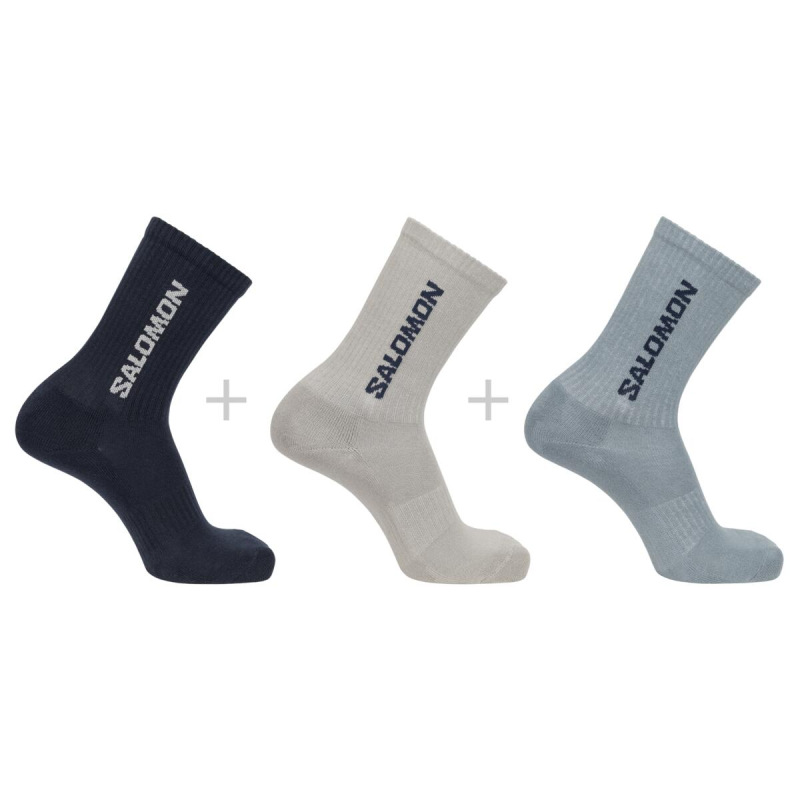 Ponožky EVERYDAY CREW 3-PACK CARBON/GHOS