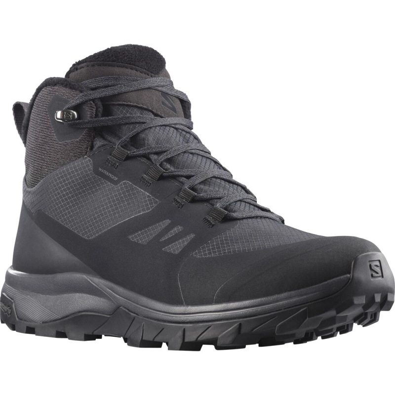 Dámska zimná obuv Salomon OUTSNAP WP W Black/Ebony/Black 5