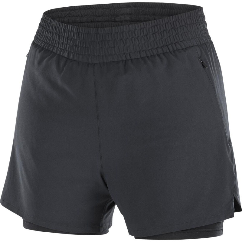 Dámske shortky Salomon SHKout CORE 2IN1 SHTS 4 W DEEP BLACK