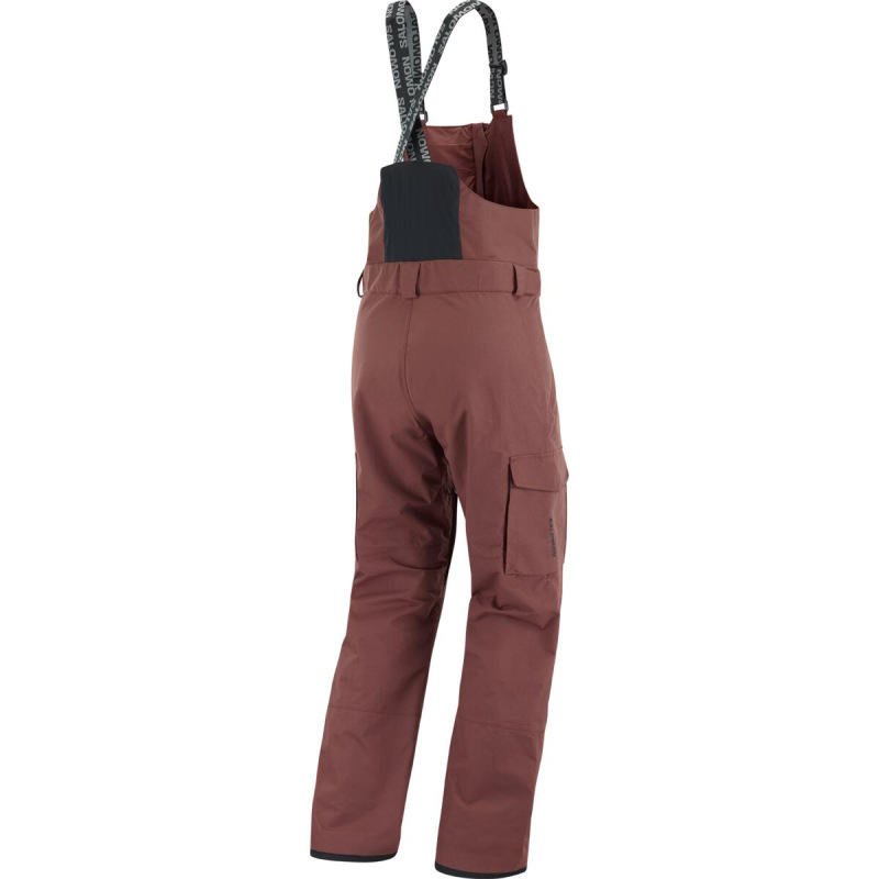 Oteplovačky BASHLEY BIB PANT W RUM RAISIN 1