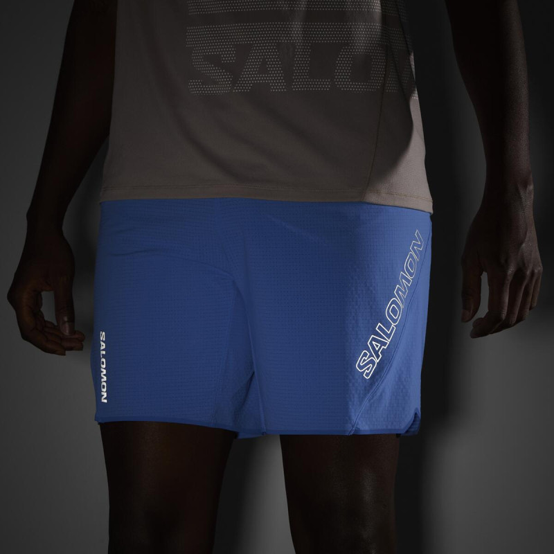 Pánske bežecké trenky Salomon SENSE AERO 7'' SHORTS M ULTRAMARINE 5