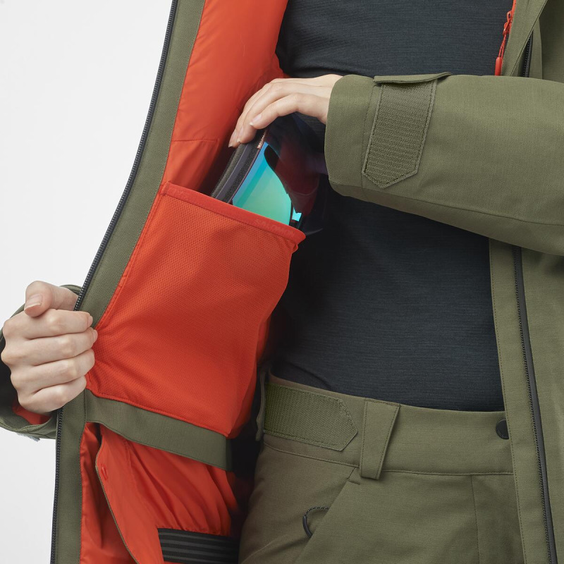 Bunda SALOMON BASHLEY PUFF JACKET W OLIVE NIGHT 6