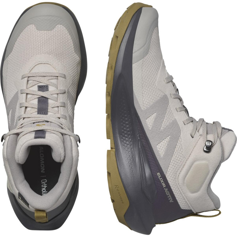 Dámska treková obuv SALOMON ELIXIR ACTIV MID GTX W Slv Cl/9 Iro 5