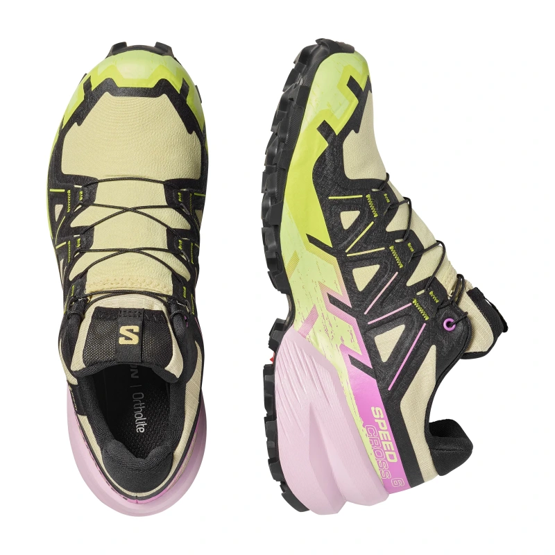 Dámska trailová obuv Salomon Obuv SPEEDCROSS 6 GTX W Bog/Dawn Pink 1