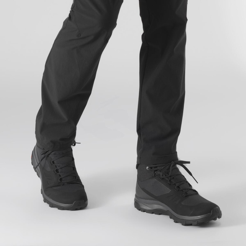 Dámska zimná obuv Salomon OUTSNAP WP W Black/Ebony/Black 1