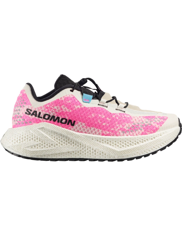 Pánska univerzálna bežecká obuv Salomon AERO GLIDE 4 GRVL Vanilla Ice/Knockout Pink