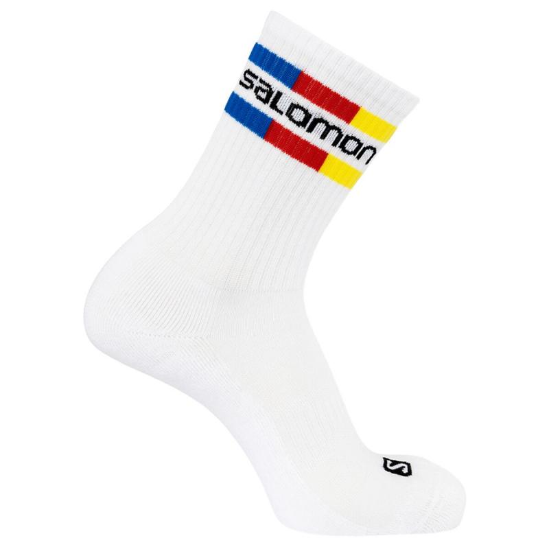 Ponožky SALOMON 365 CREW 2-PACK White / Ma - 2 páry