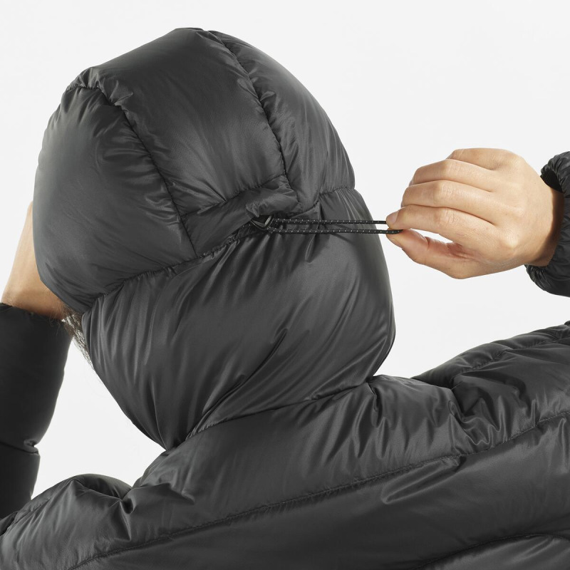 Bunda SALOMON OUTLINE NOV CROP DOWN W DEEP BLACK 3