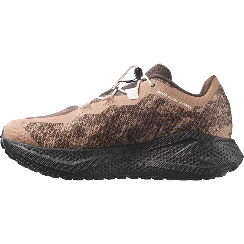 Pánska univerzálna bežecká obuv Salomon AERO GLIDE 4 GRVL Burro / Black 4