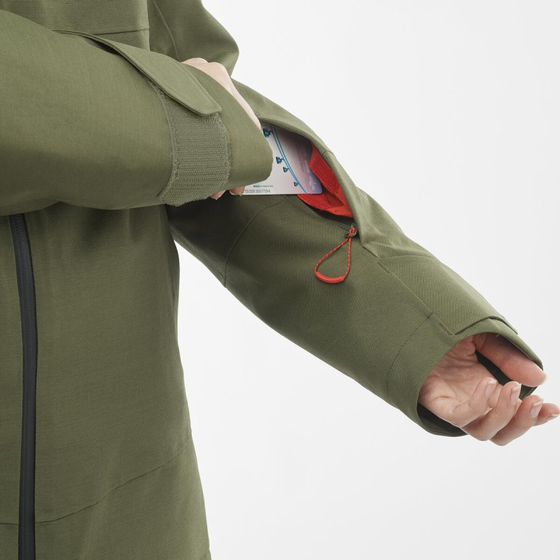 Bunda SALOMON BASHLEY PUFF JACKET W OLIVE NIGHT 5