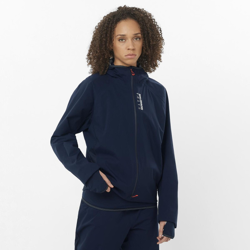 Univerzálna bežecká bunda Salomon S/LAB ULTRA HYBRID JKT U night sky 7