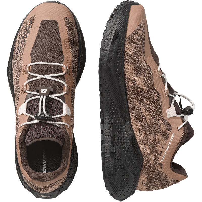 Pánska univerzálna bežecká obuv Salomon AERO GLIDE 4 GRVL Burro / Black 5