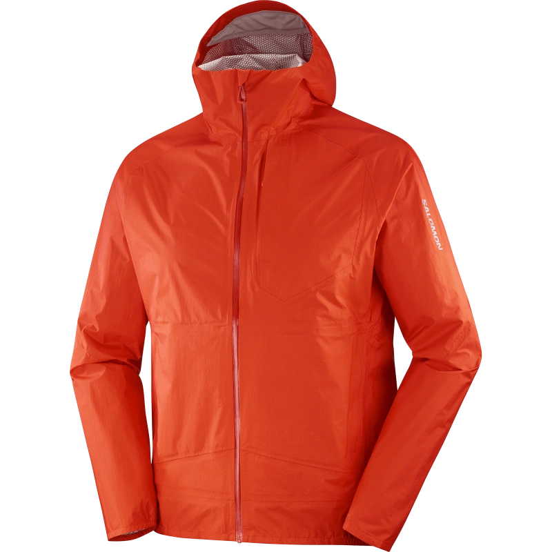 Bežecká bunda Salomon BONATTI WP JACKET M CHERRY TOMATO