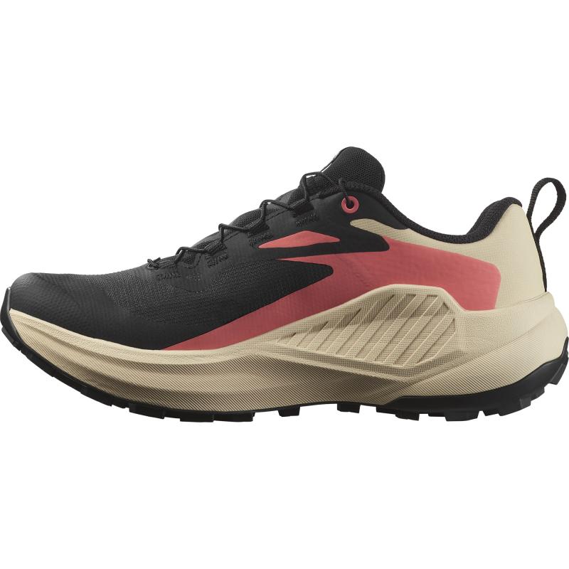 Nepremokavá dámska bežecká obuv Salomon GENESIS GTX W Black/Tender/Fuco 1