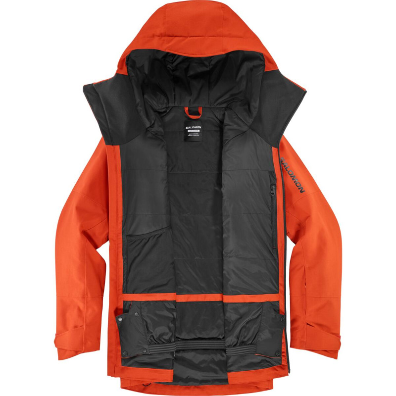 Bunda SALOMON TRANSFER PUFF JACKET MFiery Red 3