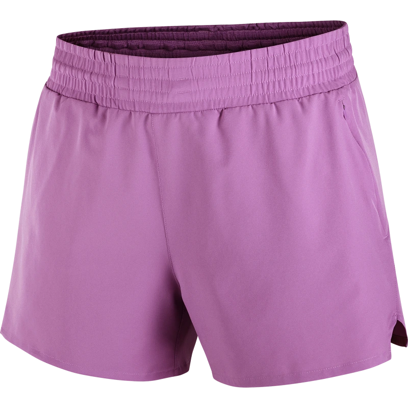 Dámske bežecké trenky Salomon SHKout CORE SHORTS 4 W IRIS ORCHID