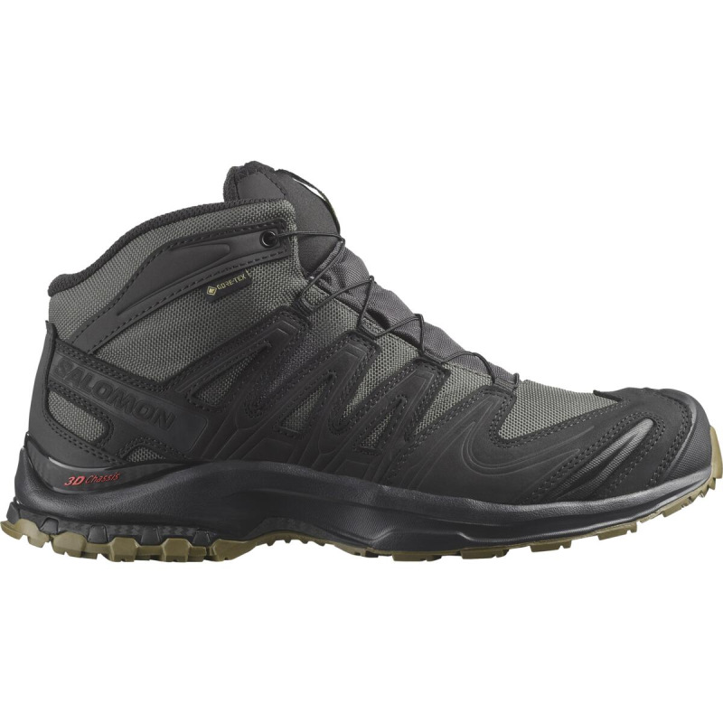 Turistická obuv SALOMON XA TRACKER GTX Black/Asphalt/Coyote