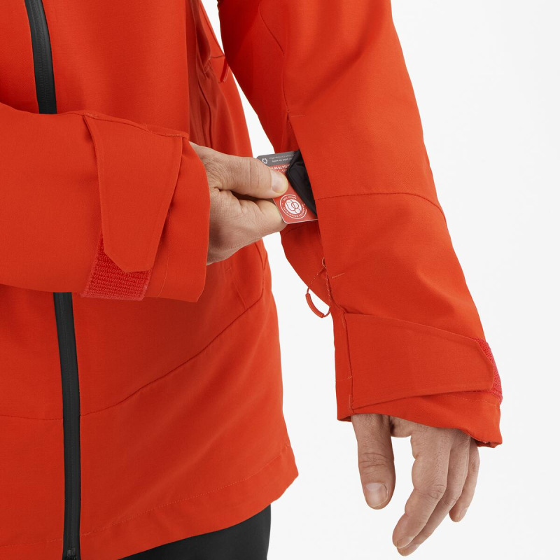 Bunda SALOMON TRANSFER PUFF JACKET MFiery Red 5