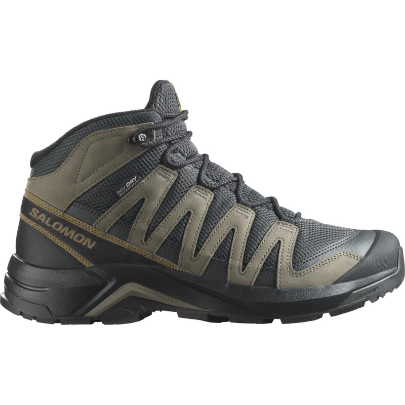 Pánska outdoorová obuv Salomon X-ADVENTURE RECON MID GTX Asphal/Fl