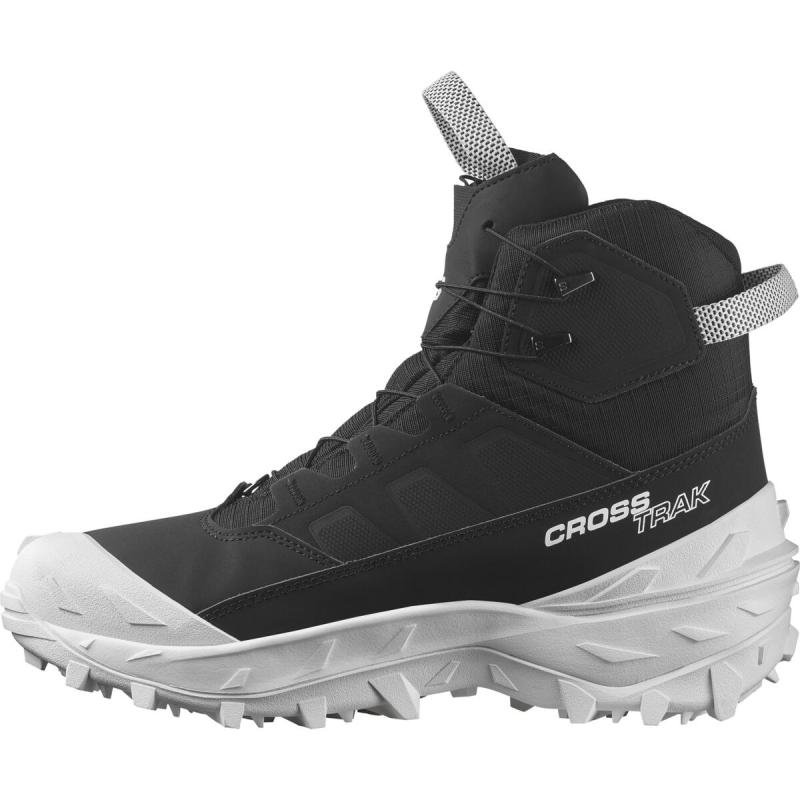 Pánska zimná obuv Salomon CROSSTRAK POWDER WP Black/Black/Wht