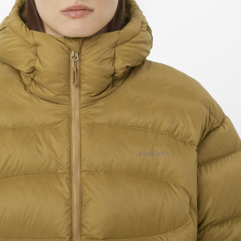 Bunda SALOMON OUTLINE NOV CROP DOWN W BRILLIANT OLIVE 6