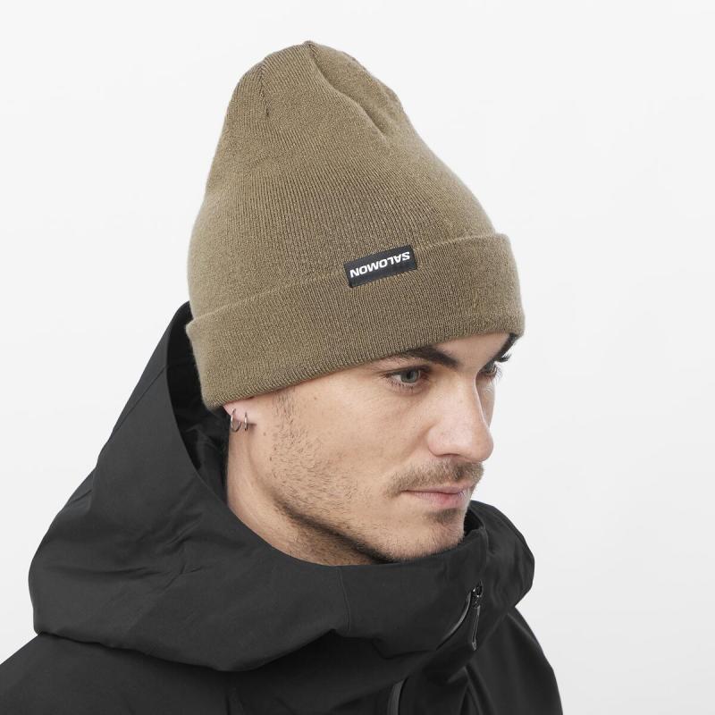 Čiapka Salomon FLATSPIN REVERSIBLE BEANIE SHITAKE