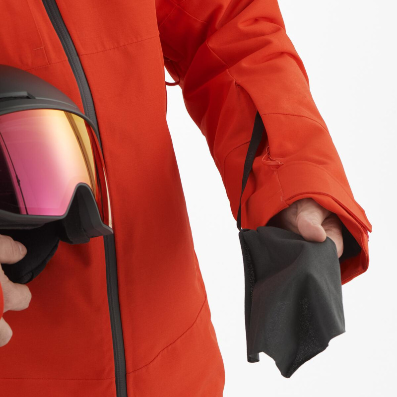 Bunda SALOMON TRANSFER PUFF JACKET MFiery Red 4