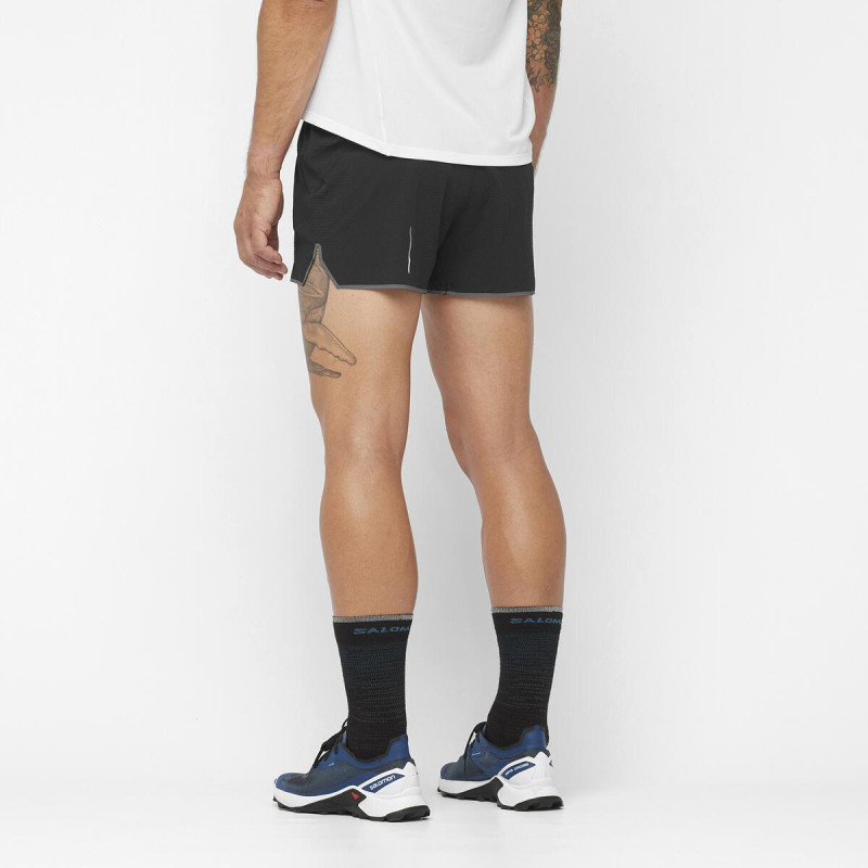 Pánske bežecké trenky Salomon SENSE AERO 3'' SHORTS M DEEP BLACK 6