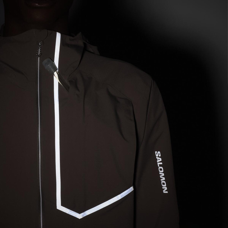 Bežecká bunda Salomon BONATTI TRAIL JKT M iron 7