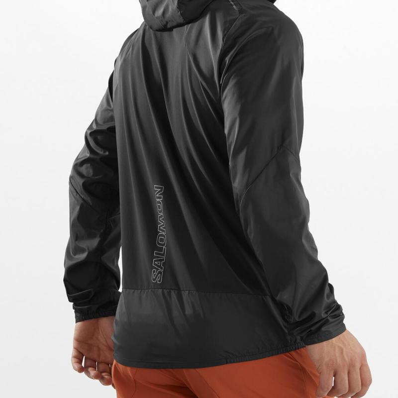 Bežecká bunda Salomon BONATTI CROSS WIND JKT M Deep Black