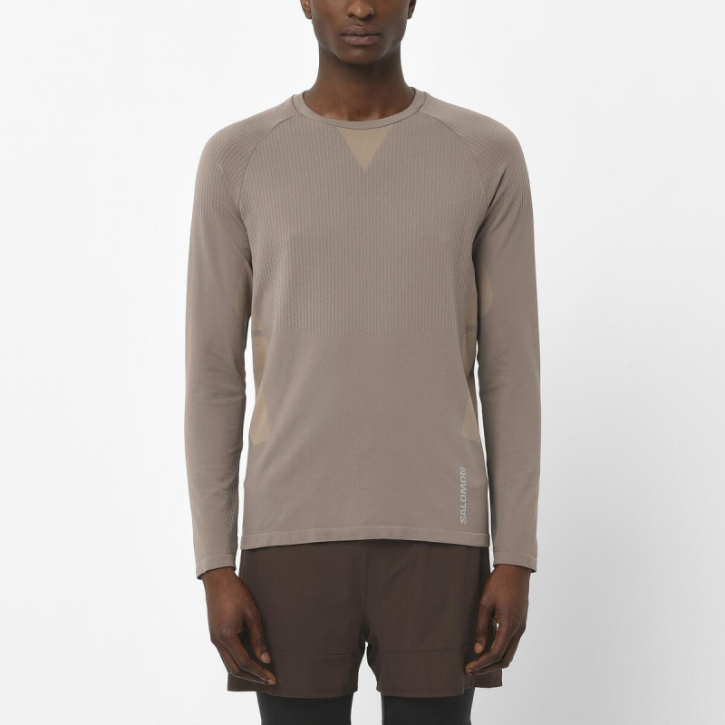 Bežecké tričko Salomon SENSE AERO SEAMLESS TEE M IRON 2