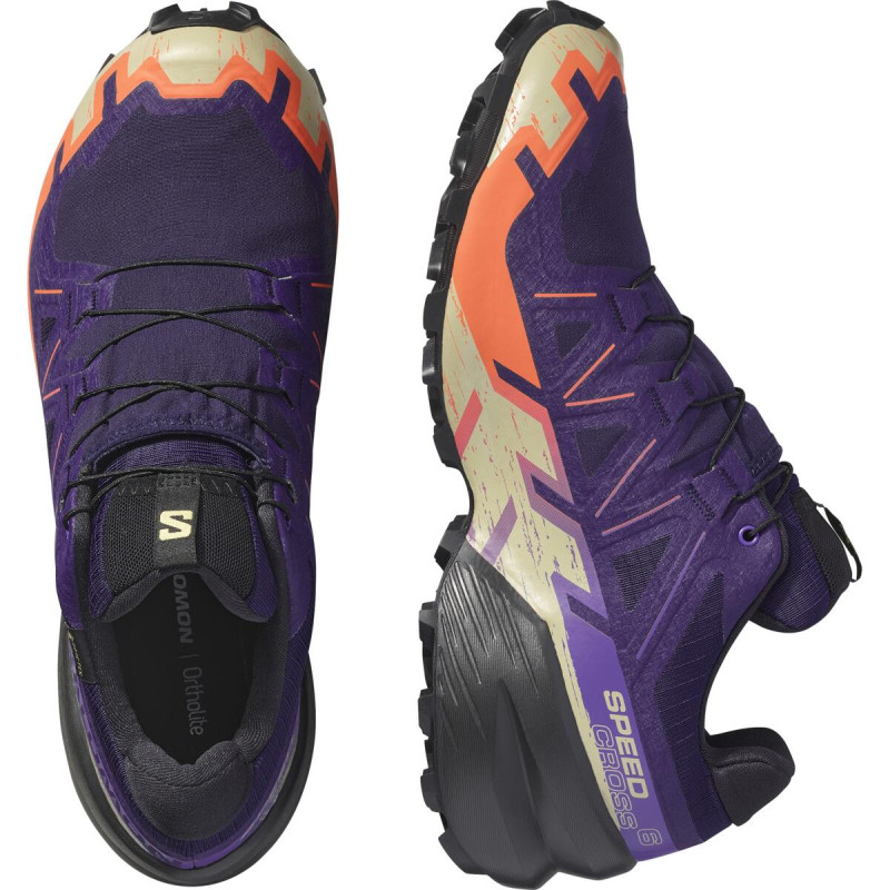Pánska trailová obuv Salomon SPEEDCROSS 6 GTX Mar Bl/Black/Chert 5