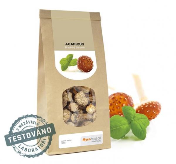 Sušená huba Agaricus - najvyššia kvalita I MycoMedica®