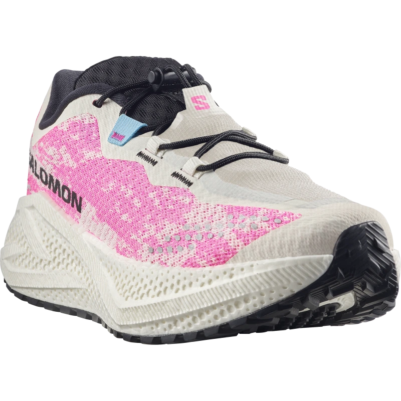 Dámska univerzálna bežecká obuv Salomon AERO GLIDE 4 GRVL W Vanilla Ice / Knockout Pink 1
