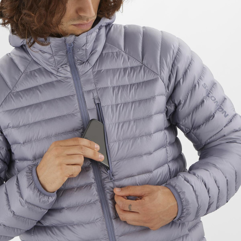 Pánska bunda SALOMON ELIXIR MICRO DOWN JKT M BLUE GRANIT 4