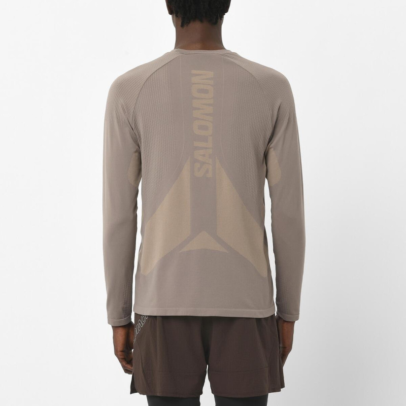Bežecké tričko Salomon SENSE AERO SEAMLESS TEE M IRON 3