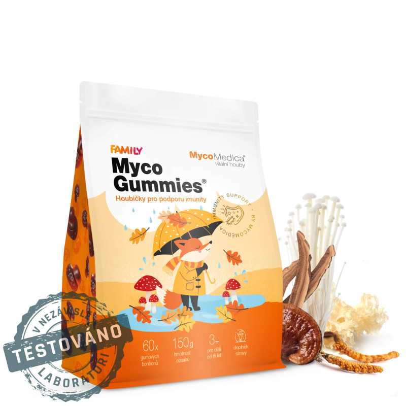 Sladké hubičky MycoGummies I MycoMedica®