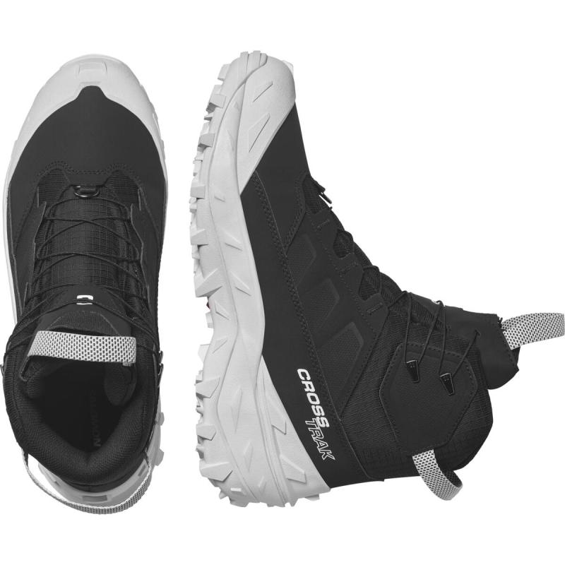 Pánska zimná obuv Salomon CROSSTRAK POWDER WP Black/Black/Wht