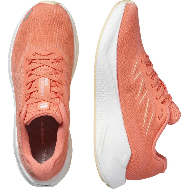 Dámska cestná bežecká obuv Salomon AERO BLAZE 3 GRADIENT W Fuco/Wht/Tender 5