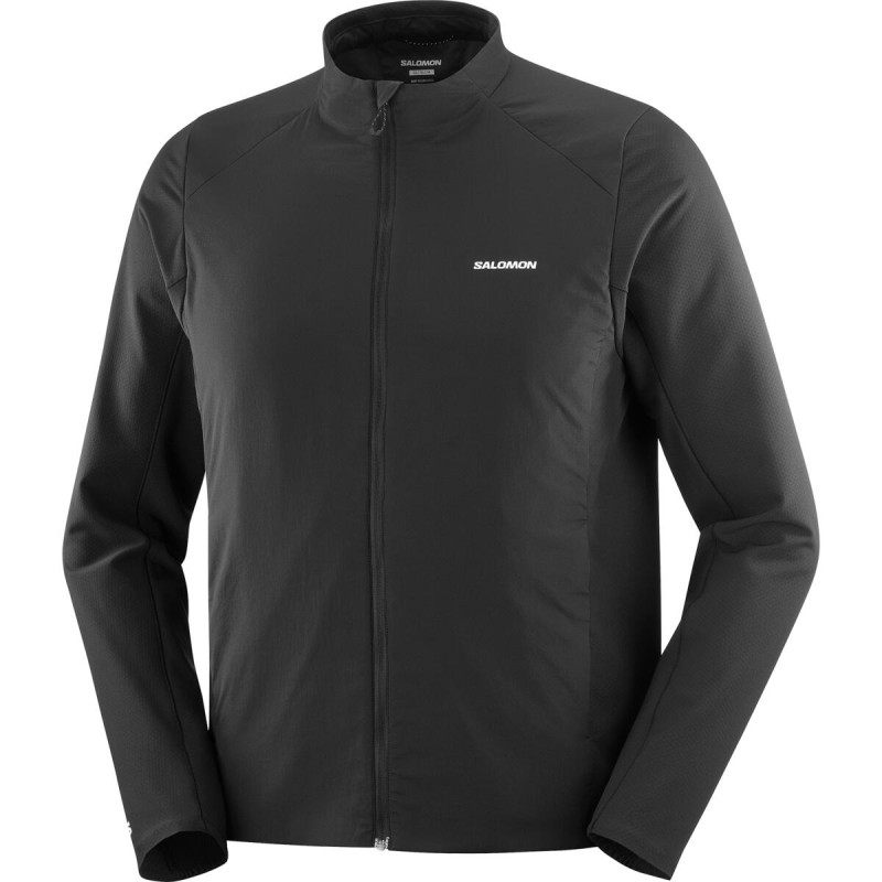 Bežecká bunda Salomon MNTAIN FLEX HYB JKT M DEEP BLACK