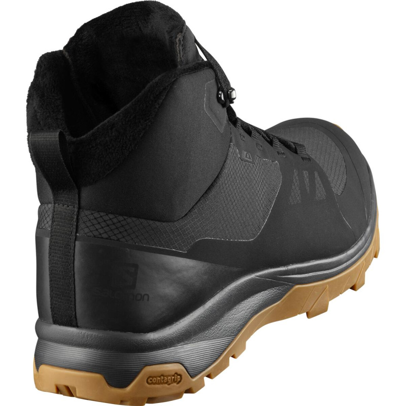 Pánska zimná obuv Salomon OUTsnap CSWP Black / Ebony 3