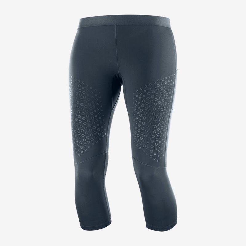 Dámske nohavice Salomon SUPPORT MID TIGHT W Ebony