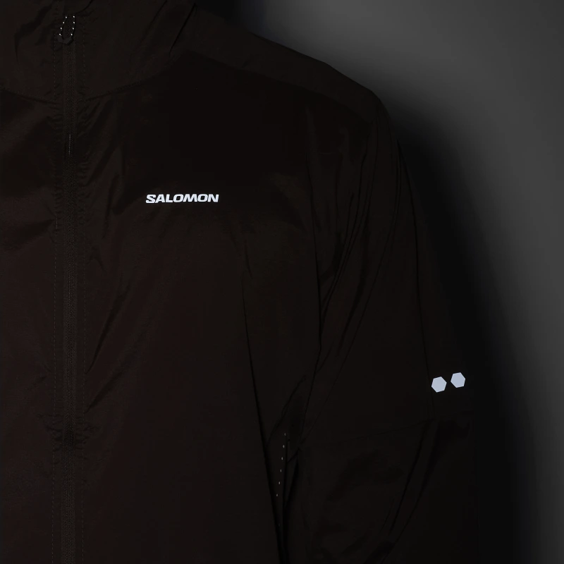 Bežecká bunda Salomon SENSE AERO WIND JKT M Coffee Bean 3