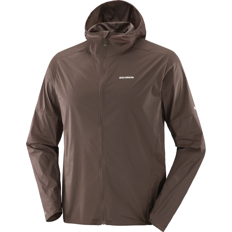 Bežecká bunda Salomon SENSE AERO WIND JKT M Coffee Bean